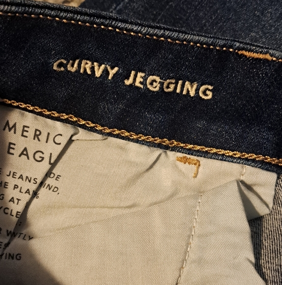 American Eagle Next Level Stretch Curvy Jeggings 10 X-long - Picture 3 of 6